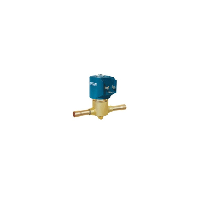 Valvula solenoide soldar 3/8" Bobina incluida